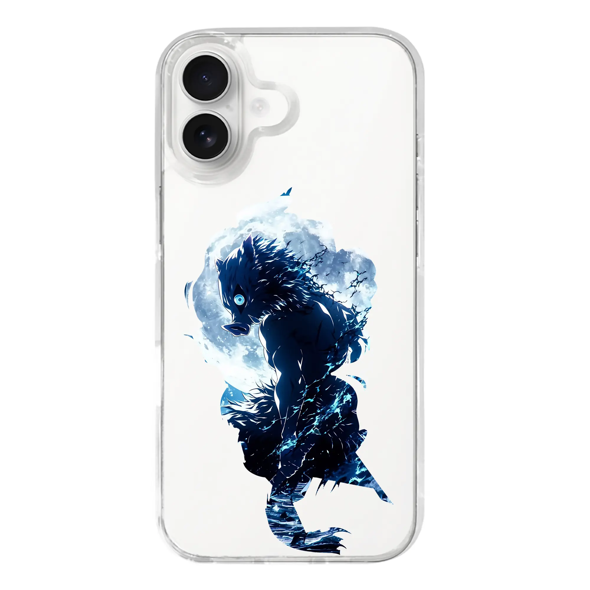 鬼滅の刃 グッズ,嘴平 伊之助 - iPhone 17シリーズ 透明スマホケース – 薄型・耐衝撃・精密フィット保護カバー